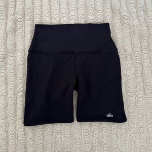 ALO Yoga Black Bike Shorts